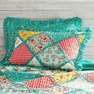 NEW 2 Pioneer Woman Petal Party King shams